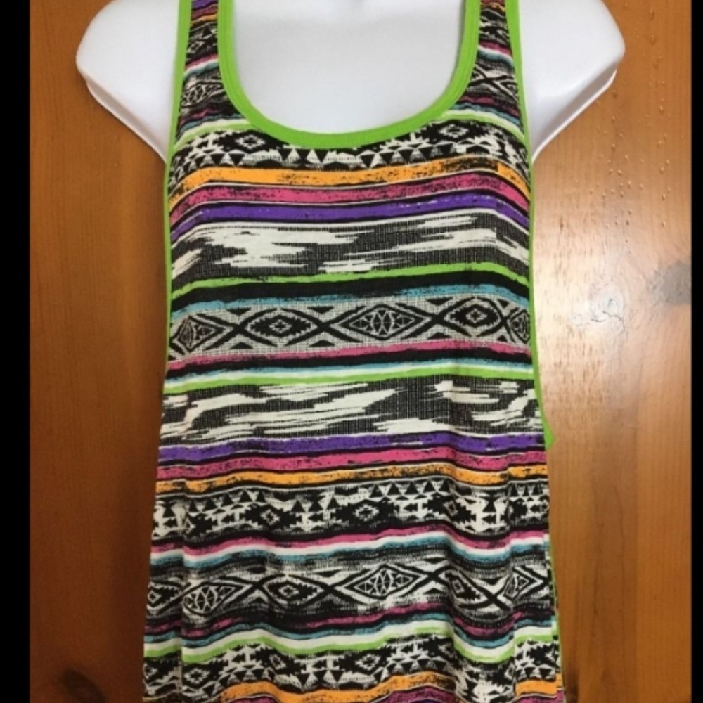 Dress Multi-Colored Full Length Sleeveless new slip